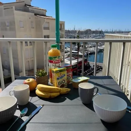 Studio Cabine 4 Pers, Piscine, Clim, Parking - Cap D'agde - Fr-1-749-19 Apartment